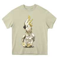 Mossy Cockatoo Bird Heavy Core Tee - LillyAllenDesigns