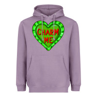 Lavender valentine's day hearts Heavyweight Hoodie - FaDigitalArtStudio
