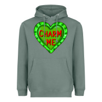 Sage valentine's day hearts Heavyweight Hoodie - FaDigitalArtStudio