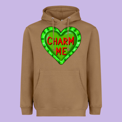 Valentine's Day Hearts Heavyweight Hoodie Designed By Fadigitalartstudio