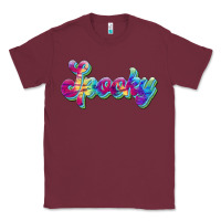 Burgundy spooky Classic Tee - JahusDesignShop