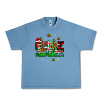 Pebble Blue feliz navidad Urban Heavy Tee - JahusDesignShop