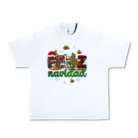 White feliz navidad Urban Heavy Tee - JahusDesignShop