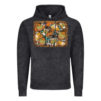 Vintage Black autumn distressed background Vintage Hoodie - BundleAndBundleShop
