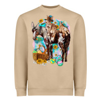 Happy Easter Day Rodeo Heavyweight Sweatshirt | Teevron