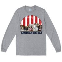 Heather Grey American Dog Day Long Sleeve Tee - Bettercallsaul