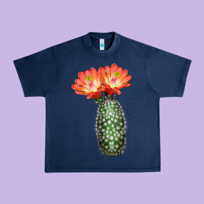 King Cup Cactus Urban Heavy Tee Designed By Lillyallendesigns