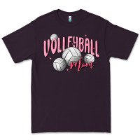 Plum volleyball mom Premium Tee - MaliasSmallBusiness