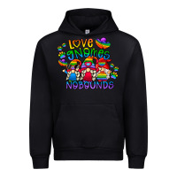 Black love gnome no bounds Urban Hoodie - CowhideDigitalArt