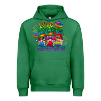 Emerald love gnome no bounds Urban Hoodie - CowhideDigitalArt