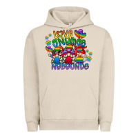 Pigment French Oak love gnome no bounds Urban Hoodie - CowhideDigitalArt