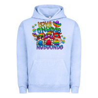 Pigment Grape Ice love gnome no bounds Urban Hoodie - CowhideDigitalArt