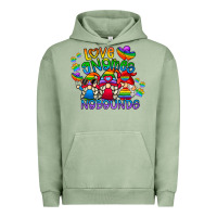 Pigment Oil Green love gnome no bounds Urban Hoodie - CowhideDigitalArt