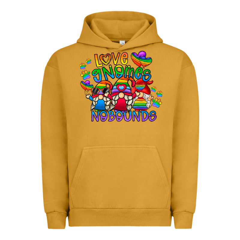 Love Gnome No Bounds Urban Hoodie by CowhideDigitalArt | Teevron