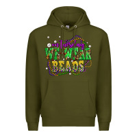 Army Green on tuesday we wear beads olivia Premium Hoodie - OliviaCreatesArt
