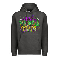 Charcoal Heather on tuesday we wear beads olivia Premium Hoodie - OliviaCreatesArt