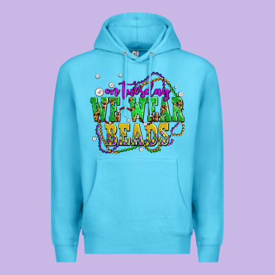 On Tuesday We Wear Beads Olivia Premium Hoodie Designed By Oliviacreatesart