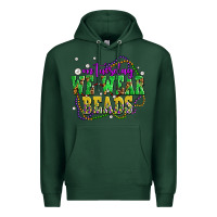 Sports Green on tuesday we wear beads olivia Premium Hoodie - OliviaCreatesArt