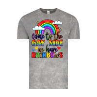 Come To The Gay Side We Have Rainbows Vintage Tee | Teevron