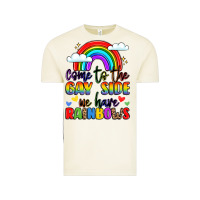 Vintage Arctic come to the gay side we have rainbows Vintage Tee - LillyAllenDesigns