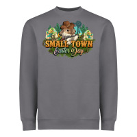 Storm Small town Easter Day Heavyweight Sweatshirt - NancyCooperArtShop