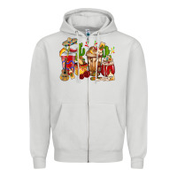 Dove Grey Cino De Mayo coffee cups Mexico Zipper Hoodie - HowdyJamesFarm