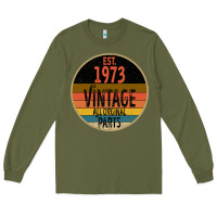 Army Green Est 1973 Vintage All Original Parts Long Sleeve Tee - Bettercallsaul