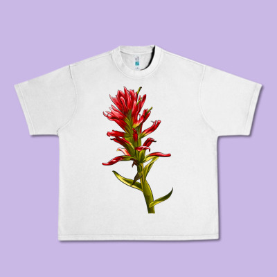 Indian Paintbrush Urban Heavy Tee Designed By Lillyallendesigns