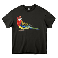 Asphalt Rosella Bird Heavy Core Tee - LillyAllenDesigns