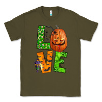 Army Green love halloween Classic Tee - BundleAndBundleShop