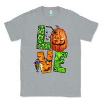 Heather Grey love halloween Classic Tee - BundleAndBundleShop