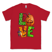 Red love halloween Classic Tee - BundleAndBundleShop