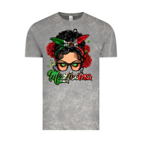 Cloud Rock mexicana woman messy bun Vintage Tee - LillyAllenDesigns