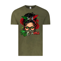 Vintage Olive mexicana woman messy bun Vintage Tee - LillyAllenDesigns