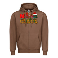 Chestnut Mama claus mother's day Zipper Hoodie - HowdyJamesFarm