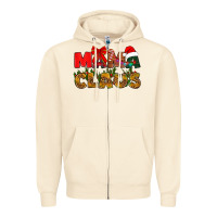 Sandshell Mama claus mother's day Zipper Hoodie - HowdyJamesFarm