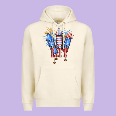 Let’s Get Lıt Premium Hoodie Designed By Jahusdesignshop