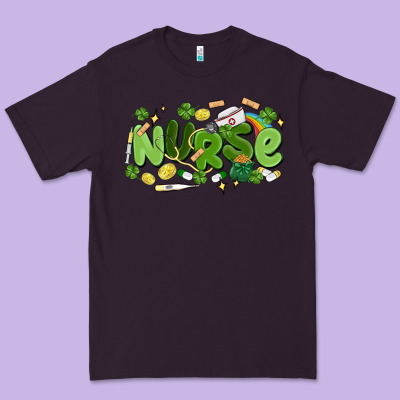 St.patrick's Day Nurse Premium Tee Designed By Maliassmallbusiness