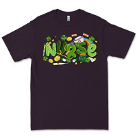 Plum st.patrick's day nurse Premium Tee - MaliasSmallBusiness