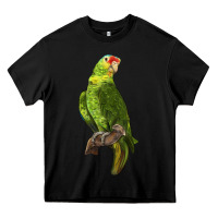 Black New Zealand Paraket Parrot Heavy Core Tee - LillyAllenDesigns