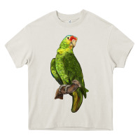 Cream New Zealand Paraket Parrot Heavy Core Tee - LillyAllenDesigns
