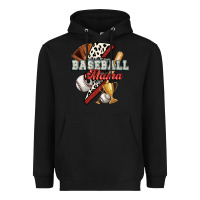 Black baseball mama Heavyweight Hoodie - FaDigitalArtStudio
