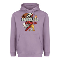 Lavender baseball mama Heavyweight Hoodie - FaDigitalArtStudio