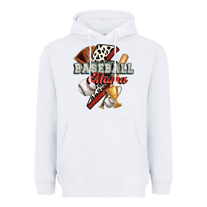 Baseball Mama Heavyweight Hoodie by FaDigitalArtStudio | Teevron