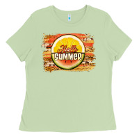 Matcha hello summer watermelon lemon Ladies Tee - Jasminsmagicworld