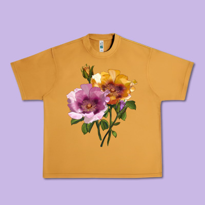 In Your Eyes Rose Urban Heavy Tee Designed By Lillyallendesigns
