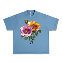 Pebble Blue In Your Eyes Rose Urban Heavy Tee - LillyAllenDesigns