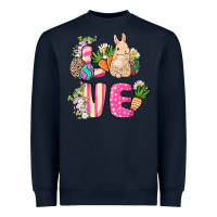 Navy Love Easter Heavyweight Sweatshirt - NancyCooperArtShop