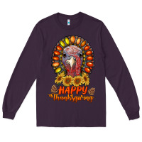 Plum happy thanksgiving gemstone Long Sleeve Tee - RanaPortraitStore