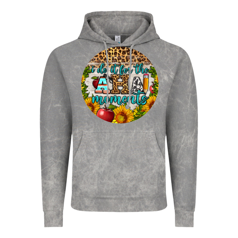 I Do It For The Aha Moments Round Earring Vintage Hoodie by BundleAndBundleShop | Teevron